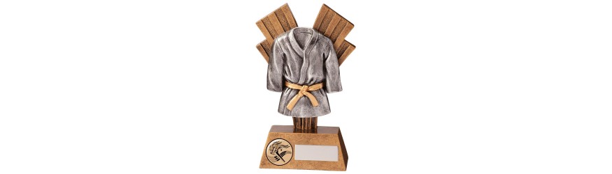 XPLODE MARTIAL ARTS GI TROPHY - 2 SIZES - 15CM - 18CM